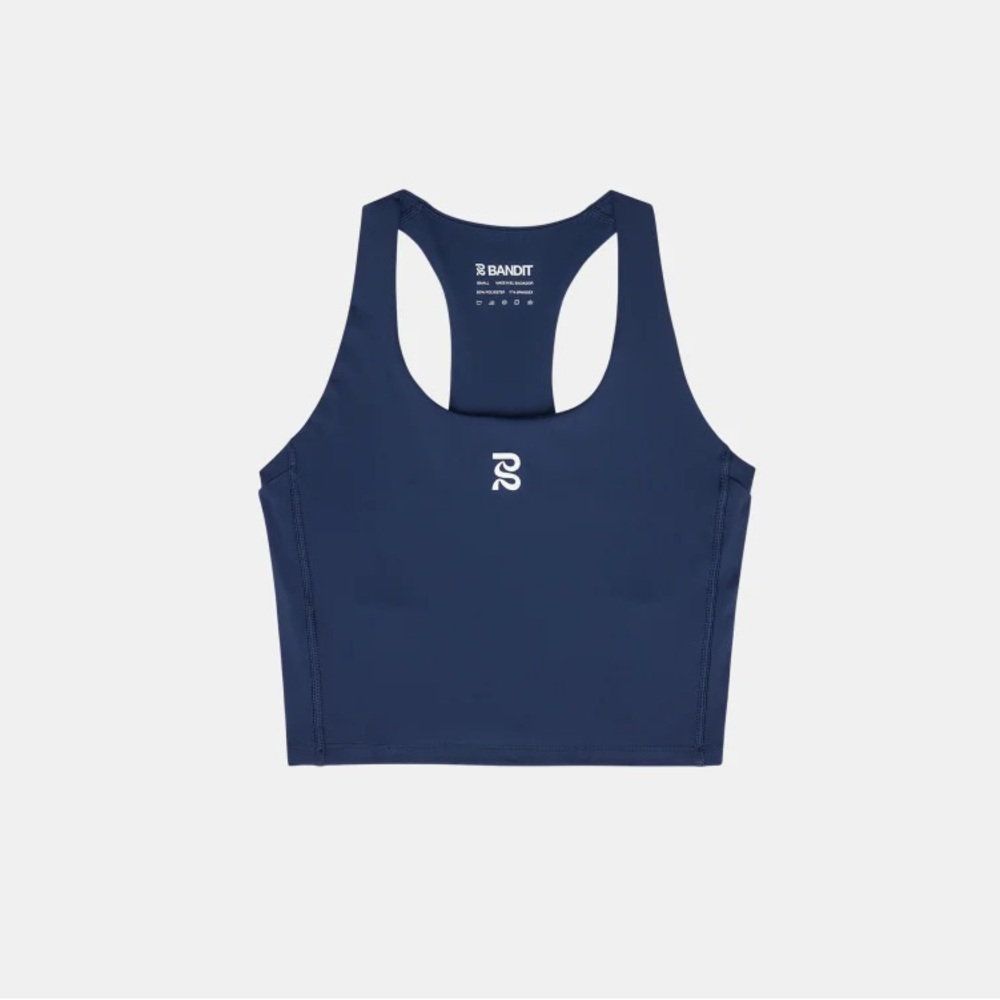 Navy Bandit STAMINA™ SCOOP NECK RACE CROP - NY NAVY
